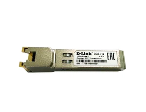 Модуль D-Link SFP Transceiver with 1 1000Base-T port.Copper transceiver (up to 100m), 3.3V power.D-LinkCopper transceiver (up to 100m), 3.3V power.