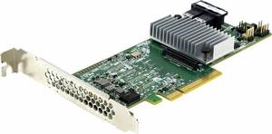 Контроллер LSI MegaRAID SAS9361-8I (03-25420-08/LSI00462) совместим с CVM02(2G), НЕсовместим с LSI00418, (PCI-E 3.0 x8, LP) SGL SAS 12G, RAID 0,1,10,5,6, 8port (2*intSFF8643), 2GB, Каб.отдельно (б/у)