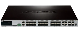 Коммутатор D-Link DGS-3420-28SC/B1A, PROJ L3 Managed Switch with 20 100/1000Base-X SFP ports and 4 100/1000Base-T/SFP combo-ports and 4 10GBase-X SFP+ ports.16K Mac address, Physical stacking (up to 12 devices)