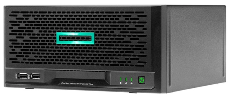Сервер ProLiant MicroServer G10+ E-2224 NHP UMTower/Xeon4C 3.4GHz(8MB)/1x16Gb2Rx8 PC4-2666E/S100i(ZM/RAID 0/1/10/5)/1x1TB_ETY(4)LFF/1xPCI3.0/noDVD/iLO(no port)/4x1GbEthEmb/180W(NHP)