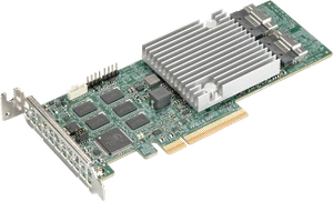 Контроллер Supermicro AOC-S3916L-H16IR-O 16-port/12Gb/s/240 SATA/SAS drives/ RAID (0/1/5/6/10/50/60)/8GB DDR4 on-card cache/SlimSASx8