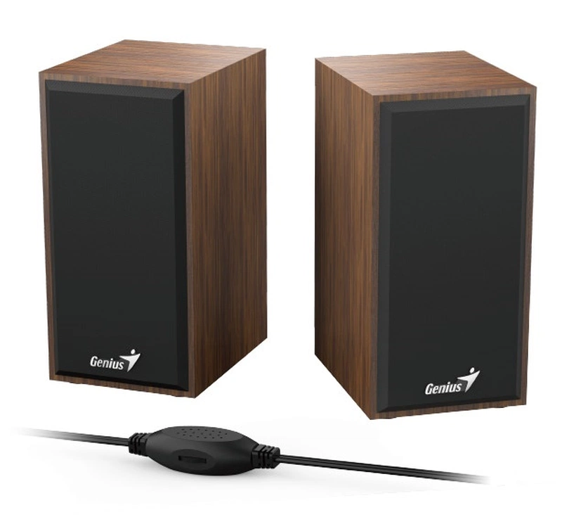 Акустическая система Genius Speaker System SP-HF180, 2.0, 6W(RMS), WOOD